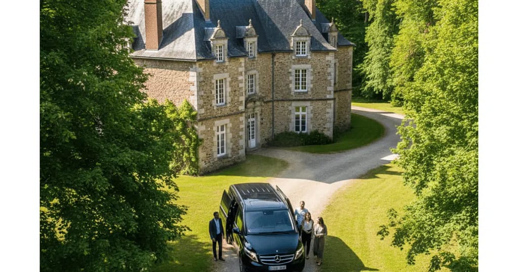 van chauffeur privé entreprise Paris transport collaborateurs VIP