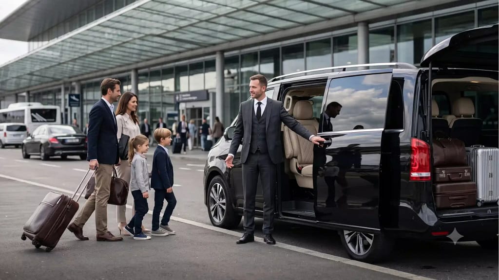 Combien de personnes dans un van avec chauffeur ?