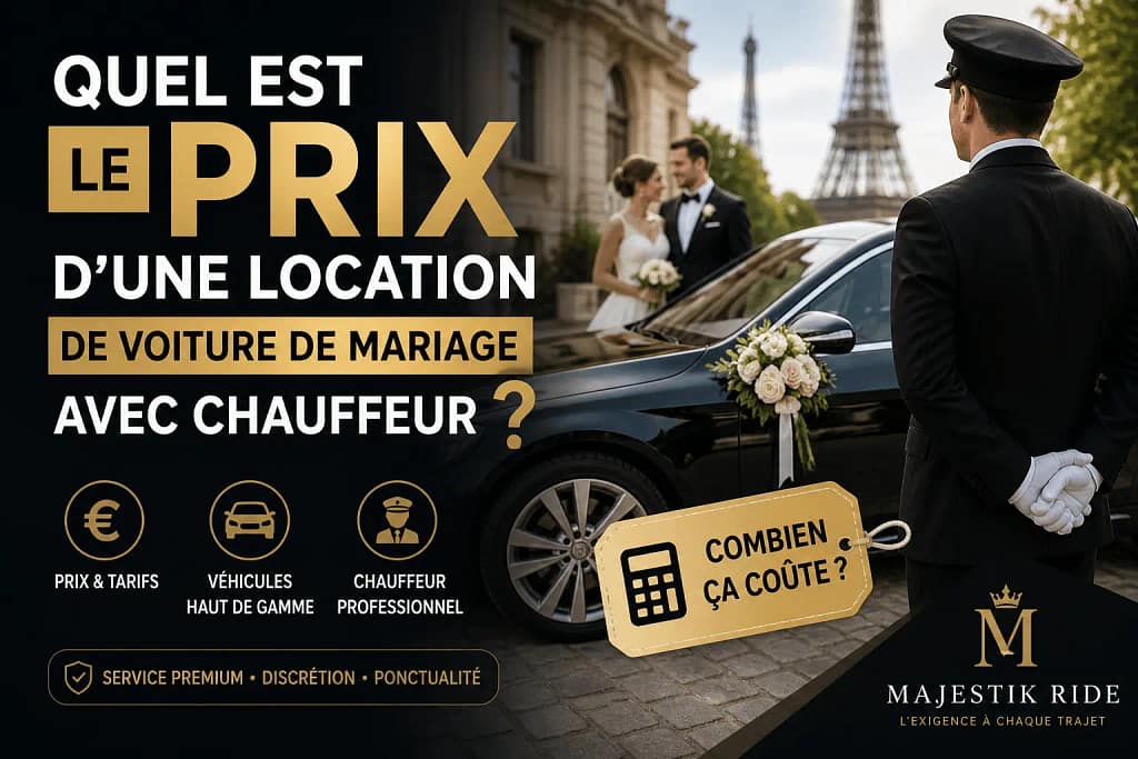 prix location voiture de mariage
