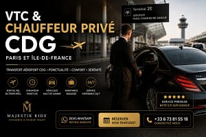 vtc cdg paris